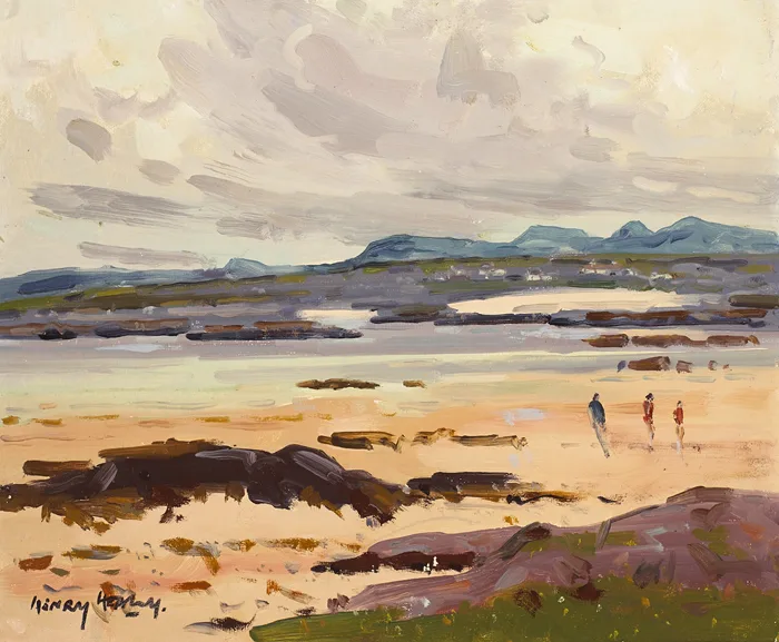 CONNEMARA by Henry Healy, oil on board, offered Sep 2014