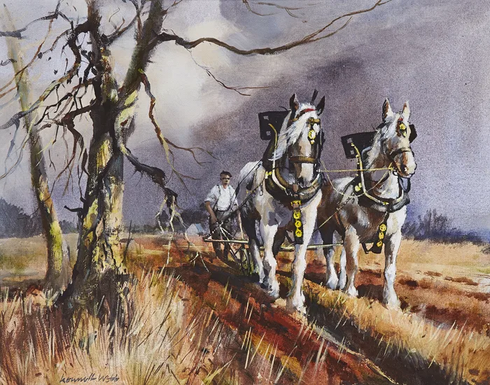 Kenneth Webb, SPRING FURROW, oil on canvas