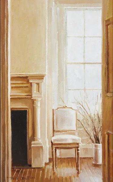 THE CALM INTERIOR by Mark O'Neill, 2008, oil on board, sold Sep 2014
