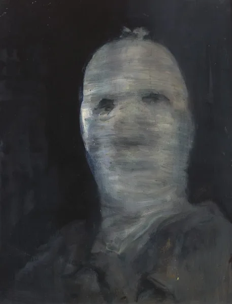 UNTITLED by George Campbell, oil on board, sold May 2013