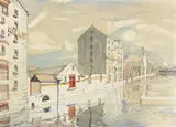 Harry Kernoff, BOLAND'S MILL [GRAND CANAL DOCK] 1931