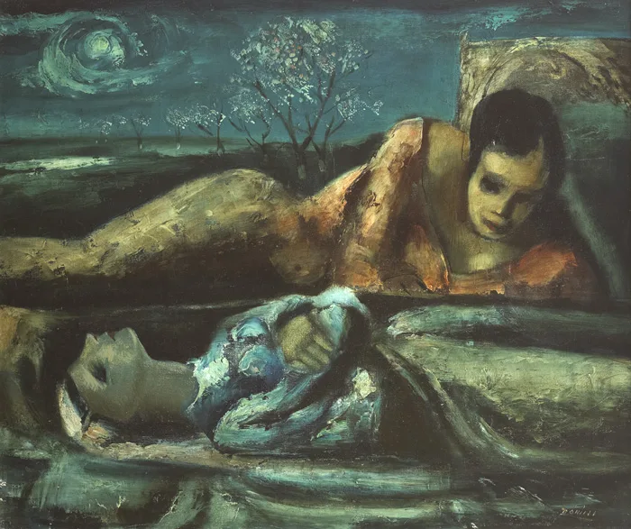 LATE SPRING, c. late 1950s by Daniel O'Neill, oil on canvas, offered May 2013