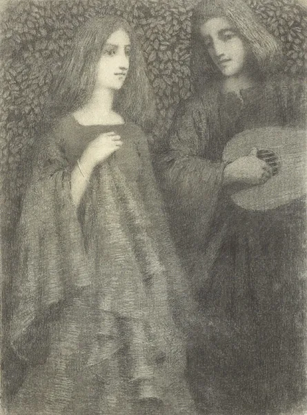 ISABELLA by Paul Henry, 1906, charcoal on paper, sold May 2013