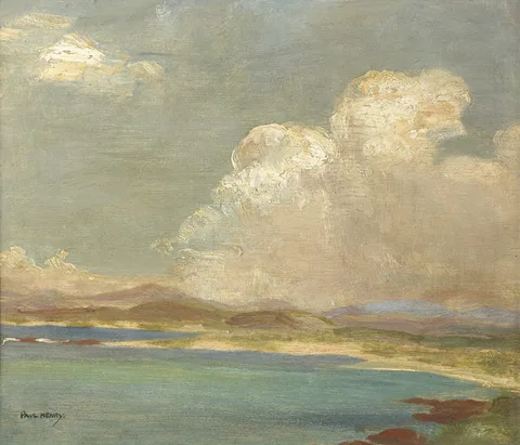 Paul Henry, CONNEMARA LANDSCAPE, c.1910-1911, oil on board