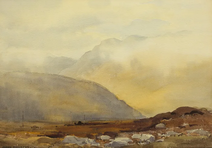DELPHI, CONNEMARA by Frank Egginton, watercolour, sold May 2013