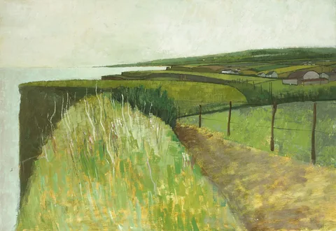 Richard John Croft, CAUSEWAY COAST, [DUNSEVERICK] NORTH ANTRIM, 1971, oil on canvas