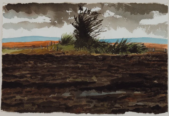 FURTHER WEST by Martin Gale, 1999, watercolour, offered May 2013
