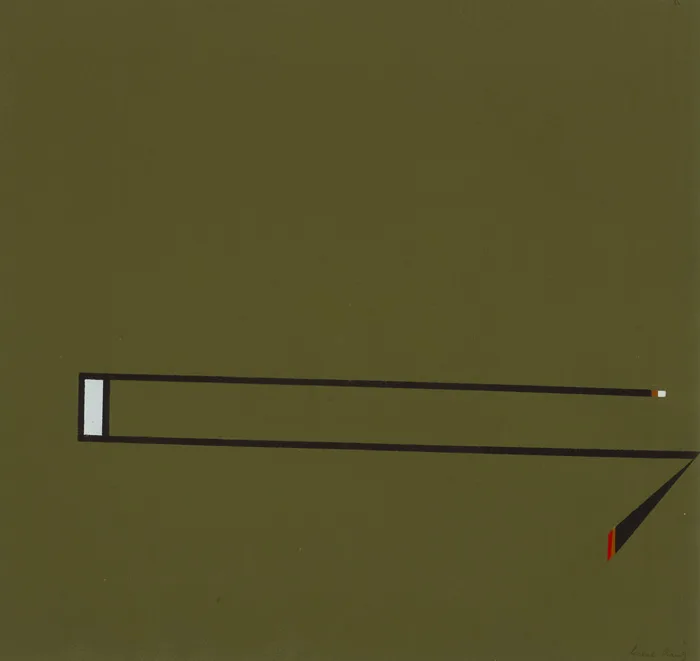 UNTITLED by Cecil King, oil on paper, sold May 2013