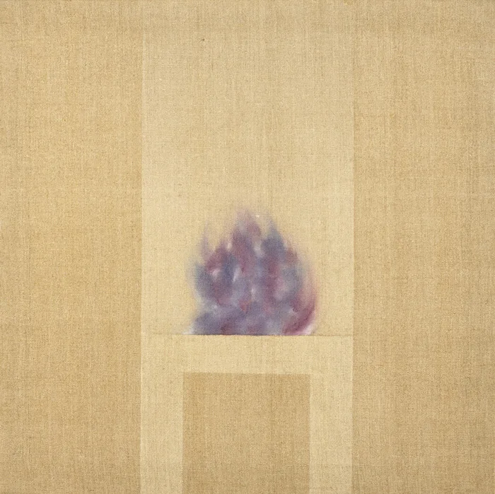 Patrick Scott, PYRE 4, 1982, oil on canvas