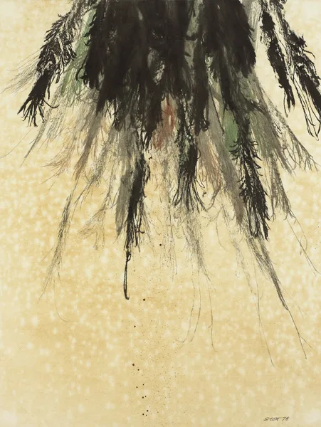 Patrick Scott, GESTURAL DRAWING, mixed media on paper