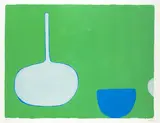 William Scott, BOTTLE AND BOWL, BLUES ON GREEN