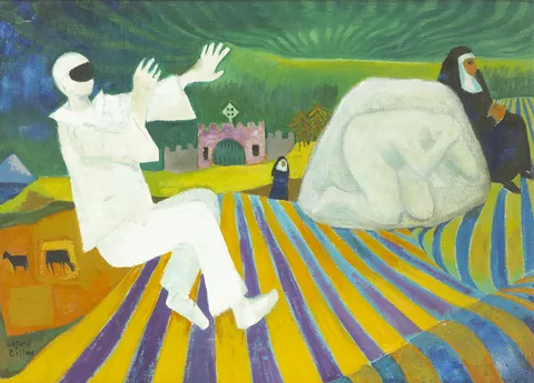 Gerard Dillon, ENCOUNTER, c.1968, oil on canvas