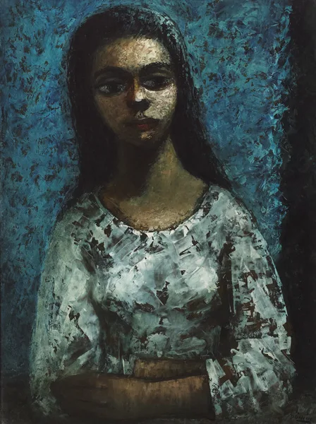 Daniel O'Neill, BRIGID, 1960, oil on board