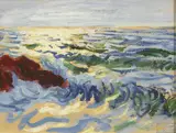 Roderic O'Conor, COASTAL SCENE, EVENING or TURBULENT SEA , BRITTANY