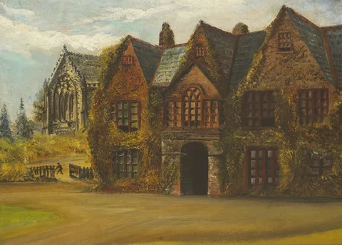 John Armour Haydn, SIR WALTER RALEIGH'S HOUSE, YOUGHAL, COUNTY CORK, 1886, oil on canvas