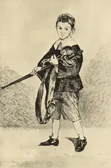 Edouard Manet, L'ENFANT A L'ÉPÉE, TOURNÉ À GAUCHE / YOUNG BOY WITH A SWORD (1862)