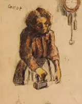 William Conor, WOMAN IRONING
