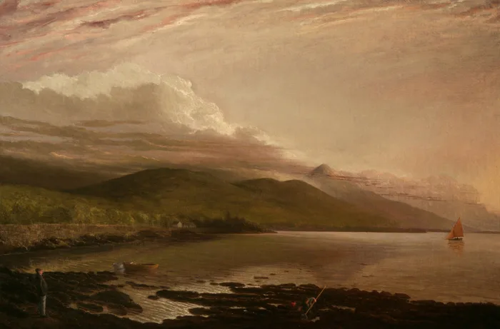 Stuart Morle, CROAGH PATRICK, oil on canvas laid on board
