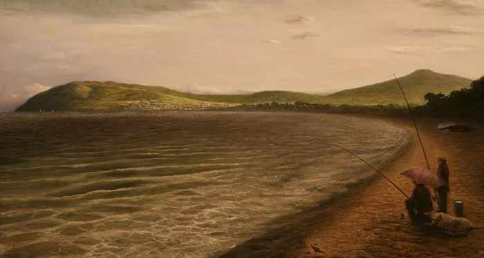 KILLINEY BAY by Stuart Morle, oil on canvas laid on board, offered Oct 2012