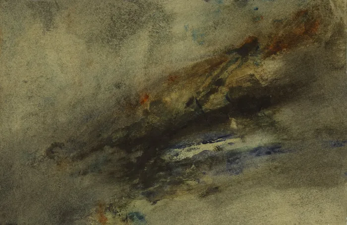 BLUE ELEMENT NO. 2 by Alice Berger-Hammerschlag, 1962, varnished gouache on paper, offered Oct 2012