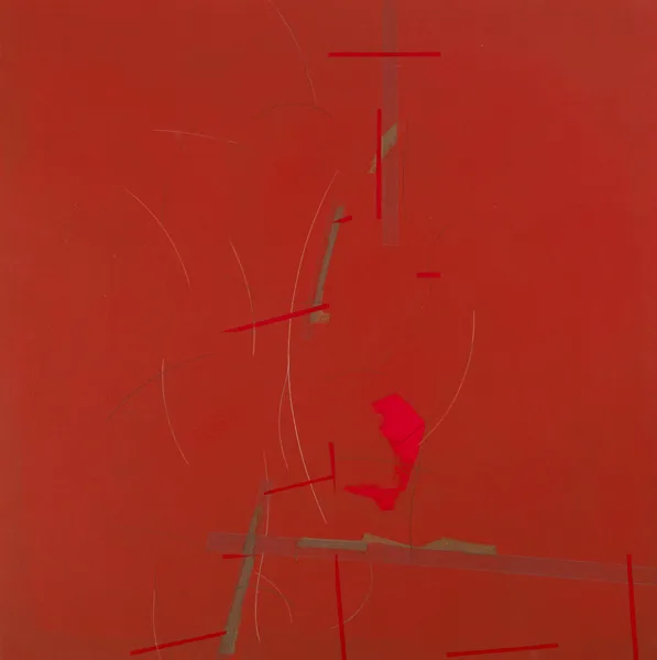 RESOUNDS by Felim Egan, 1986, acrylic on canvas, offered Oct 2012