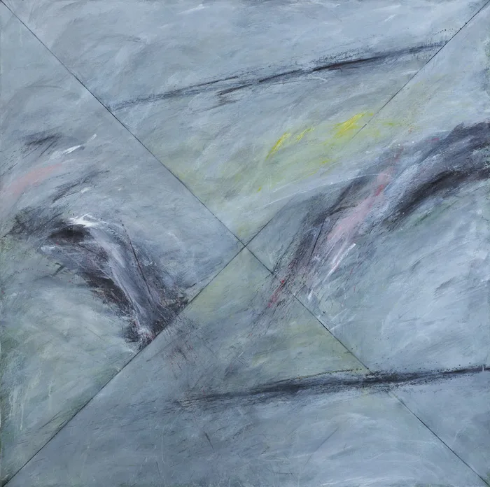 PLUNGE by Charles Tyrrell, 1988, oil on canvas, offered Oct 2012