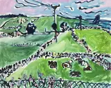 Elizabeth Cope, PASTORAL SCENE WITH CATTLE RESTING