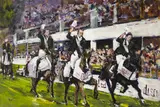 Michael Hanrahan, TEAM IRELAND WINNING THE AGA KHAN CUP, DUBLIN HORSE SHOW, RDS, AUGUST 2012