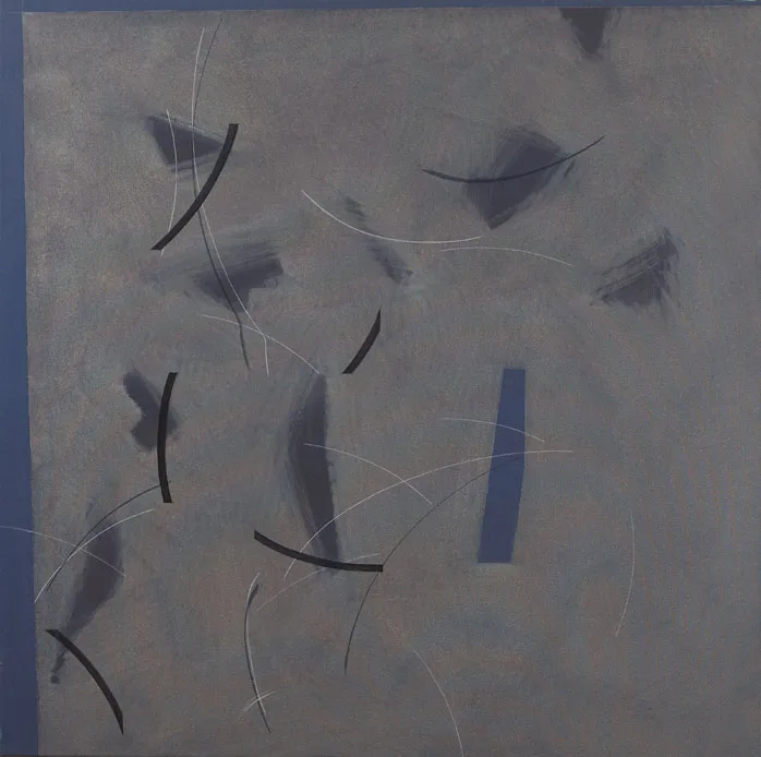 Felim Egan, UNTITLED, 1986, oil with mixed media element on canvas