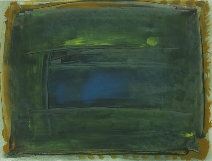 CONWAY'S BOG by Seán McSweeney, 2004, acrylic on paper, offered May 2012