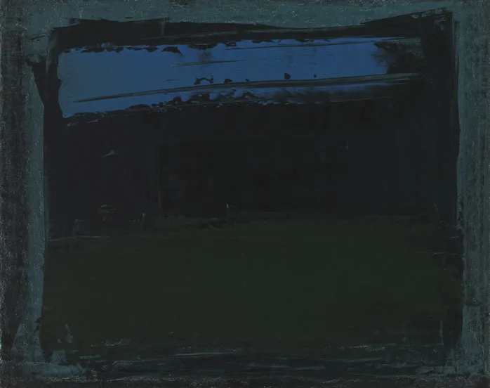 EVENING BOGLAND by Seán McSweeney, 2005, oil on board, offered May 2012