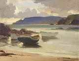 Maurice Canning Wilks, EVENING, ROCKPORT, CUSHENDUN, COUNTY ANTRIM