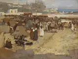 Sir John Lavery, THE SOKO, TANGIER