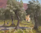 Phoebe Donovan, HOUSE AMONG THE OLIVE GROVES, PROVENCE