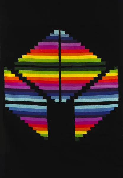 Patrick Scott, MEXICAN TAPESTRY, 1983, wool tapestry on cotton warp; unique