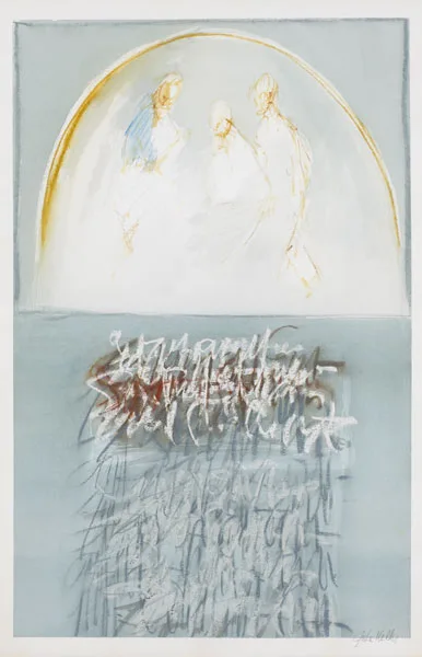 PENNANT by John Kelly, watercolour and pastel, offered May 2012