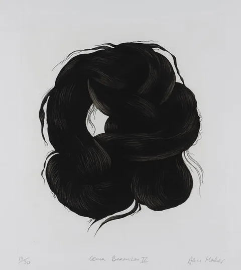 Alice Maher, COMA BERENICES II, 1999, etching and aquatint (no. 13 from an edition of 30)