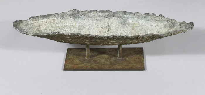 Ann Cooney, THE BARQUE, 2001, bronze with green patina on bronze base; (artist's proof)