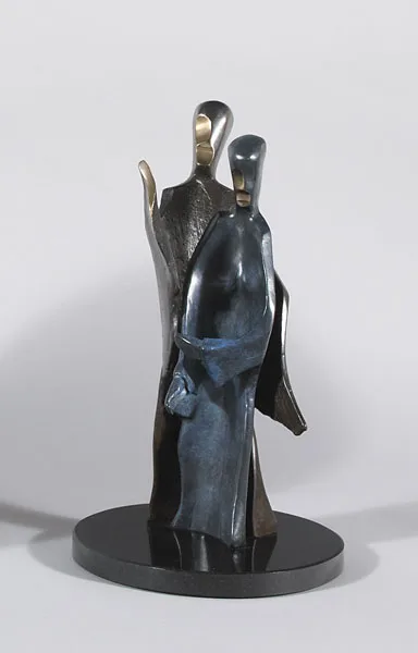PERFORMANCE by Joseph Sloan, 2006, bronze on black marble base (no. 6 from an edition of 8), sold May 2012