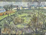 Tony O'Malley, FARM BUILDINGS, COUNTY WEXFORD, 1950s
