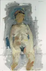 Basil Blackshaw, SEATED NUDE
