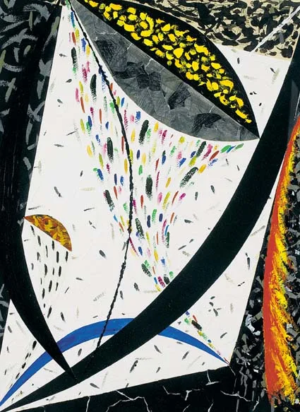 Brian Henderson, LAURA, mixed media on paper