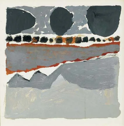 MAYO by Colin Middleton, gouache on card, sold Feb 2004