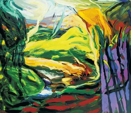 Robert Armstrong, WICKLOW CRUCIBLE, oil on canvas