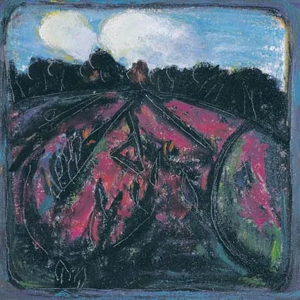 LANDSCAPE, COUNTY WICKLOW by Peter Collis, oil on canvas board, sold Feb 2004