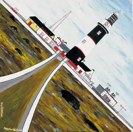 Patsy Dan Rodgers, TORY LIGHTHOUSE, oil on board