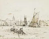 Edwin Hayes, HAY BARGE OFF GRAVESEND