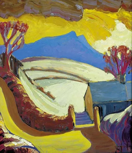 John Jobson, FOFFANY SCHOOL LANE, COUNTY DOWN, oil on board