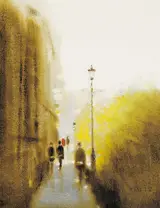 Anthony Robert Klitz, VIEW TOWARDS TRINITY COLLEGE FROM GRAFTON STREET