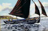Ivan Sutton, JOHNNY BAILEY'S GALWAY HOOKER "CAPALL", OFF CARRAROE, COUNTY GALWAY